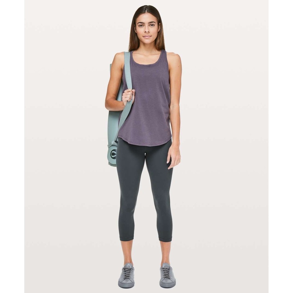 Lululemon Align High-Rise Crop 21‎ Melanite Nulu Yoga Leggings Size 4